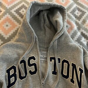 Campus Apparel Gray Varsity Jacket